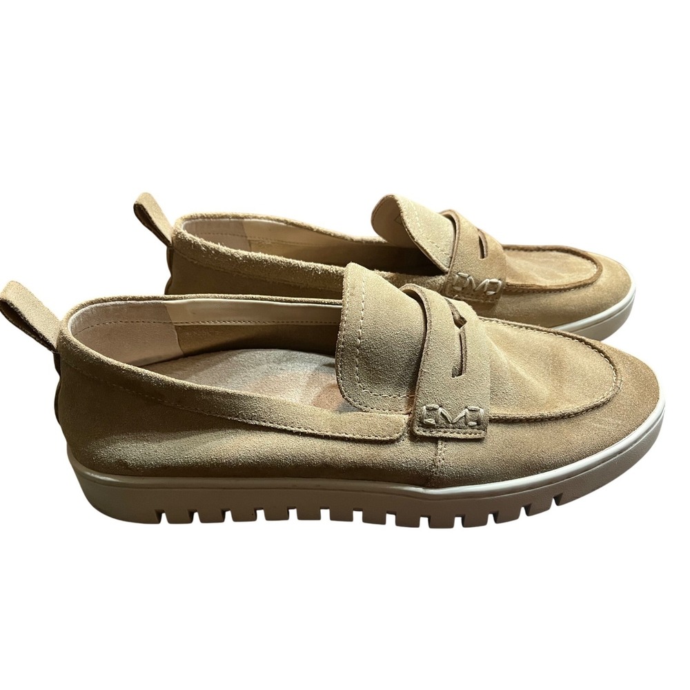 Vionic Journey Uptown Loafer Suede Flats Travel Sneakers Tan Women's Size 10
